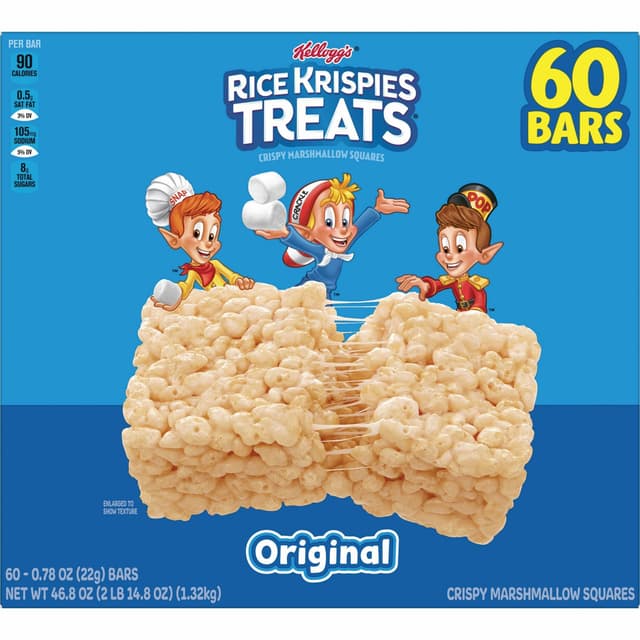 Is it Dairy Free? Kellogg's Rice Krispies Treats Crispy Marshmallow Squares Original