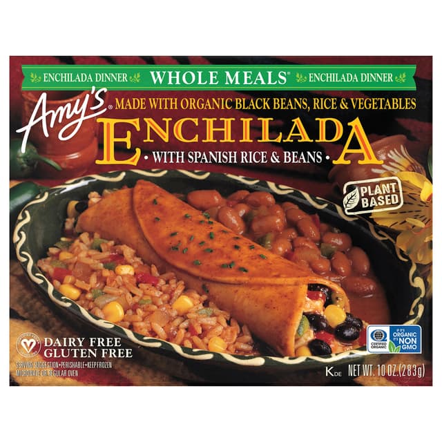 Is it Gelatin free? Amy's Kitchen Enchilada With Spanish Rice & Beans