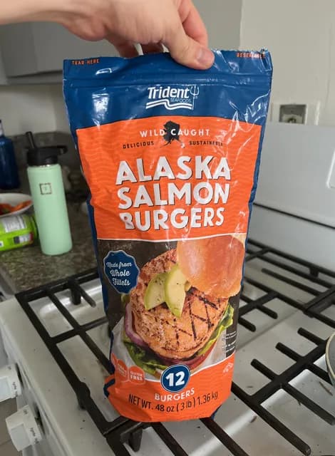 Is it Vegetarian? Trident Seafoods Alaska Salmon Burgers