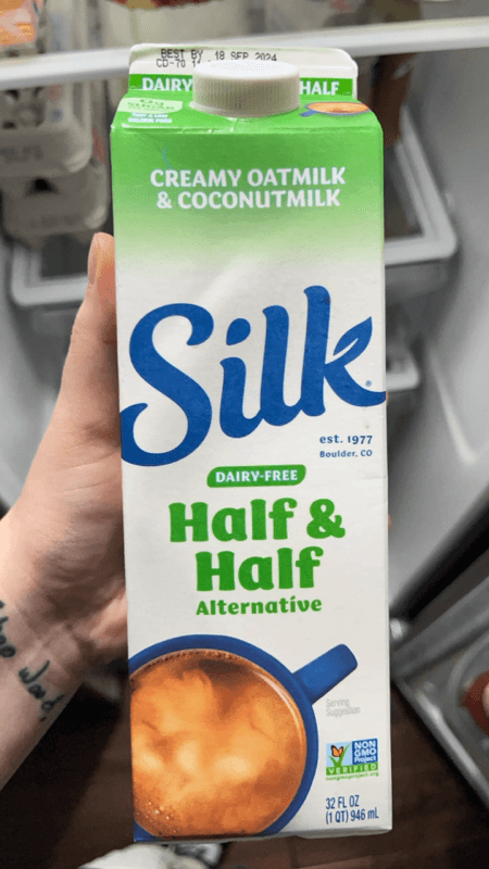 Is it Pescatarian? Silk Half & Half