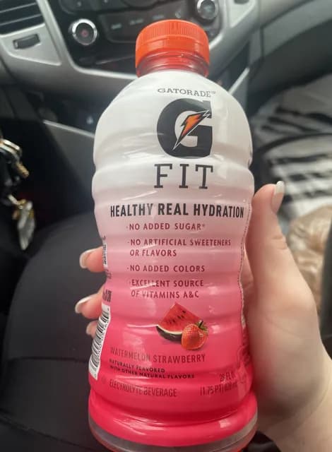 Is it Soy Free? Gatorade Fit Healthy Real Hydration, Watermelon Strawberry Flavor