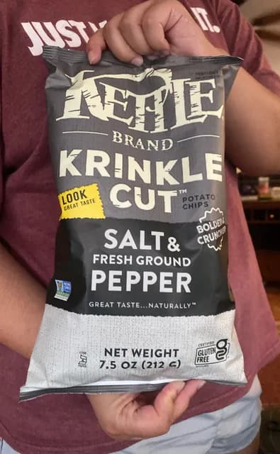 Is it Dairy Free? Kettle Brand Krinkle Cut Salt & Fresh Ground Pepper Potato Chips