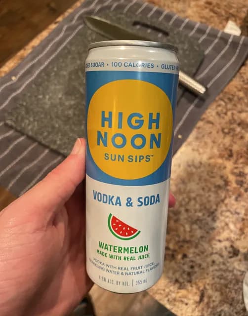 Is it Soy Free? High Noon Sun Sips Vodka & Soda Watermelon