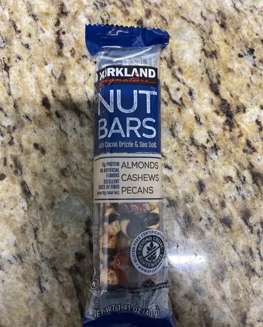 Is it Egg Free? Kirkland Signature Nut Bars With Cocoa Drizzle & Sea Salt