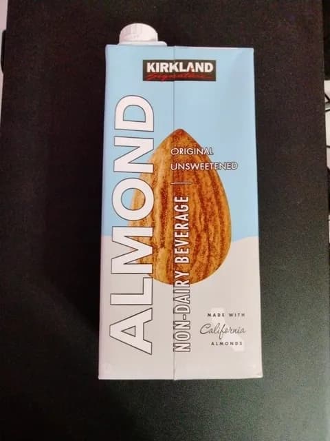 Is it Soy Free? Kirkland Signature Original Unsweetened Almond Non-dairy Beverage