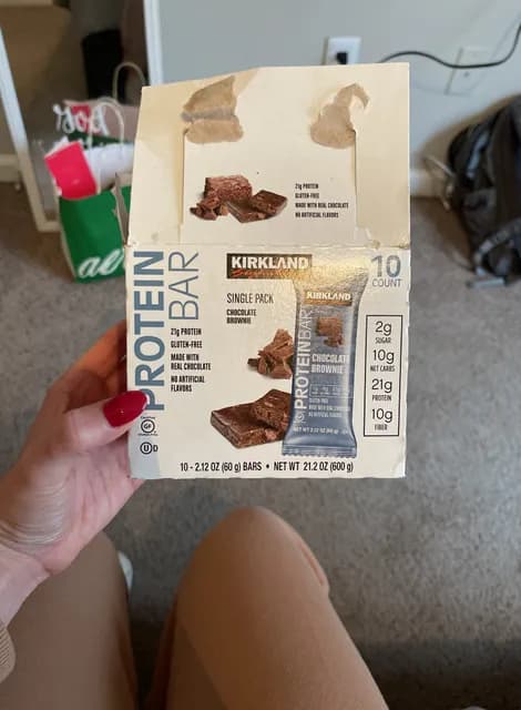 Is it Egg Free? Kirkland Signature Chocolate Brownie Protein Bar