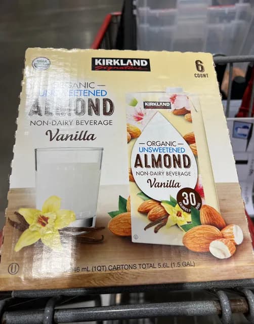 Is it Egg Free? Kirkland Signature Vanilla Organic Unsweetened Almond Non-dairy Beverage