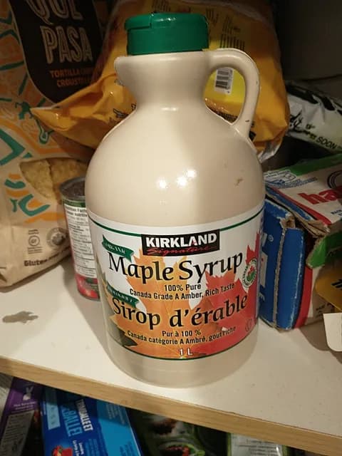 Is it Egg Free? Kirkland Signature Organic Maple Syrup 100% Pure Canada Grade A Amber, Rich Taste