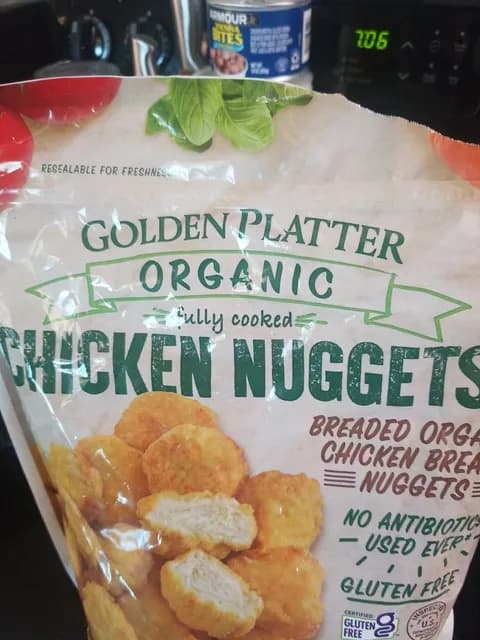 Is it Egg Free? Golden Platter Organic Fully Cooked Chicken Nuggets