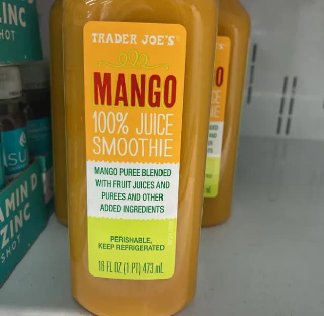 Is it Vegetarian? Trader Joe’s Mango 100% Juice Smoothie