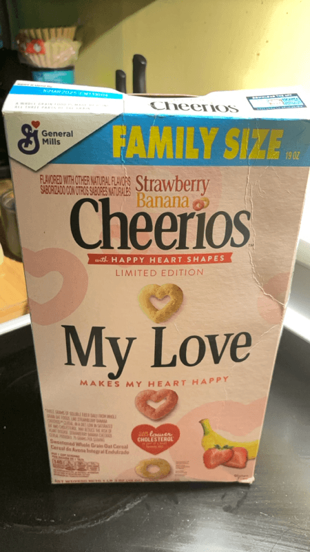 Is it Gluten Free? Limited Edition Strawberry Banana Cheerios With Happy Heart Shapes