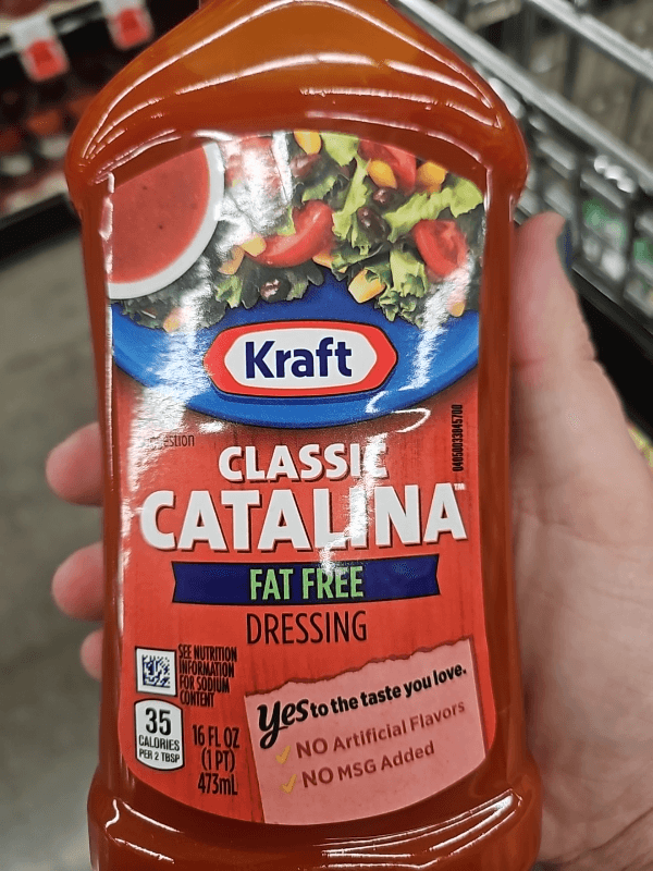 Is it Shellfish Free? Kraft Classic Catalina Fat Free Salad Dressing