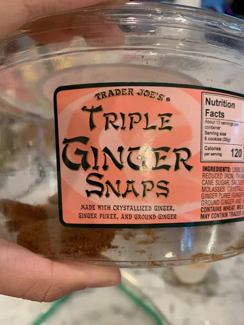 Is it Egg Free? Trader Joe's Triple Ginger Snaps