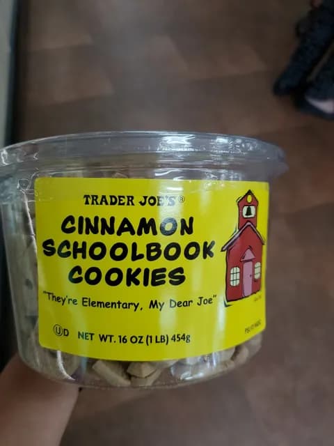 Is it Soy Free? Trader Joe's Cinnamon Schoolbook Cookies