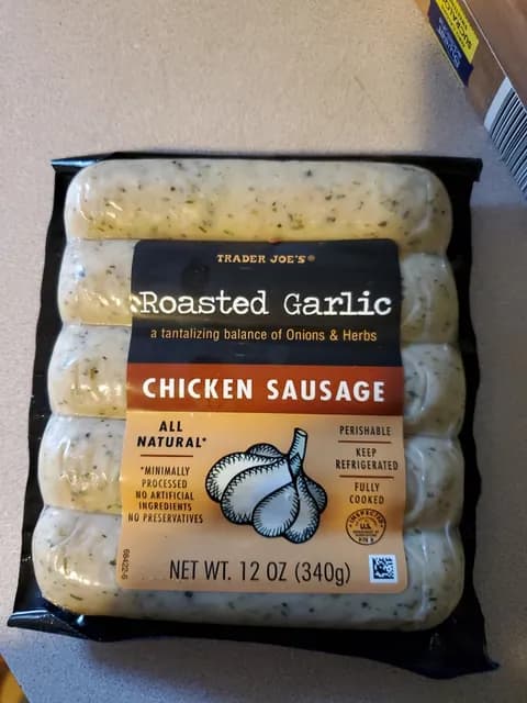 Is it Gluten Free? Trader Joe's Roasted Garlic Chicken Sausage