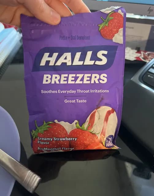 Is it Gelatin free? Halls Breezers Creamy Strawberry Flavor