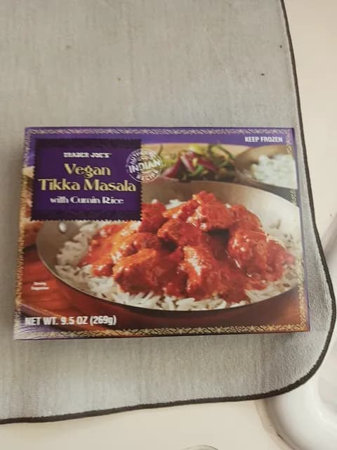 Is it Egg Free? Trader Joe's Vegan Tikka Masala With Cumin Rice