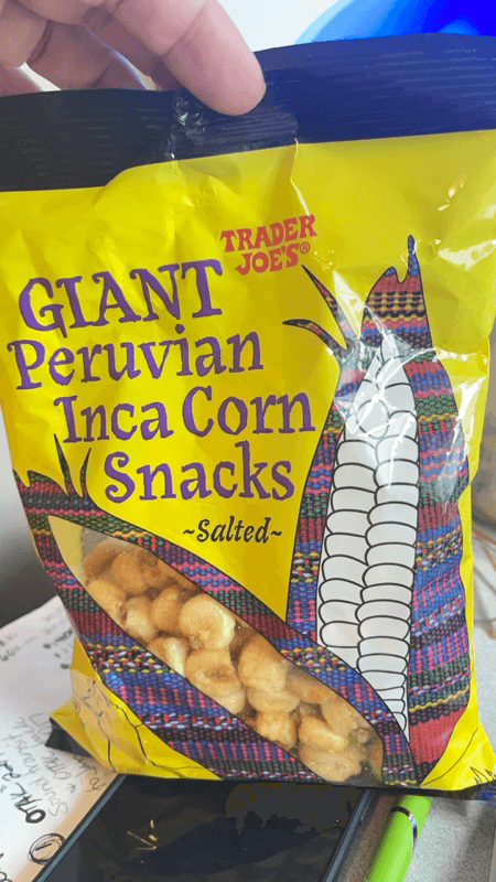 Is it Soy Free? Trader Joe's Giant Peruvian Inca Salted Corn