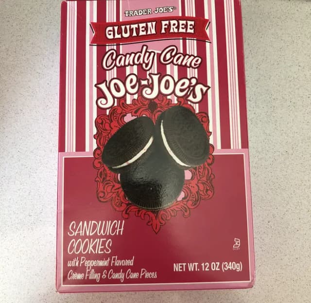 Is it Egg Free? Trader Joe's Gluten Free Candy Cane Joe-joe's Sandwich Cookies