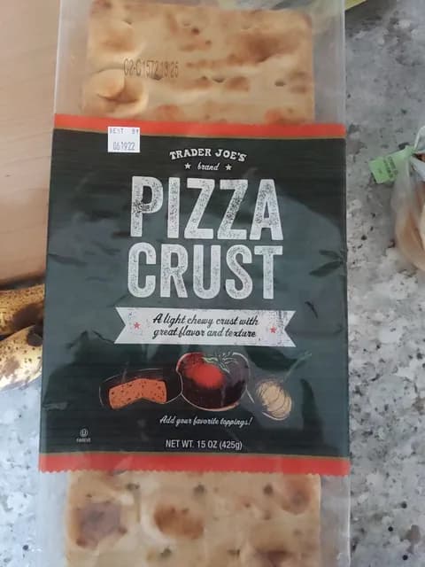 Is it Soy Free? Trader Joe's Pizza Crust A Light Chewy Crust With Great Flavor And Texture