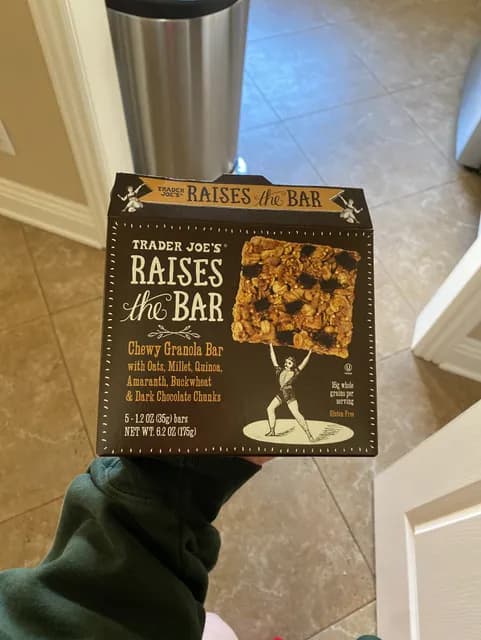 Is it Gluten Free? Trader Joe's Raises The Bar Chewy Granola Bar