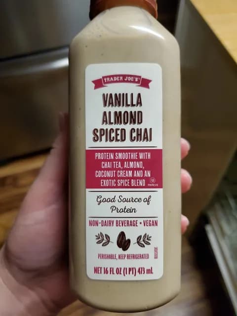 Is it Egg Free? Trader Joe's Vanilla Almond Spiced Chai Protein Smoothie