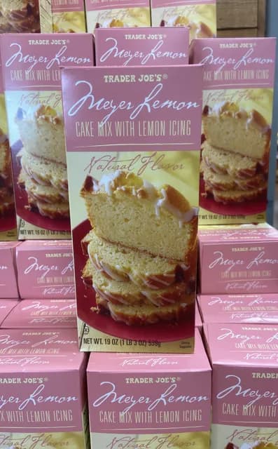 Is it Egg Free? Trader Joe's Meyer Lemon Cake Mix With Lemon Icing