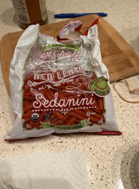 Is it Soy Free? Trader Joe’s Organic Red Lentil Sedanini