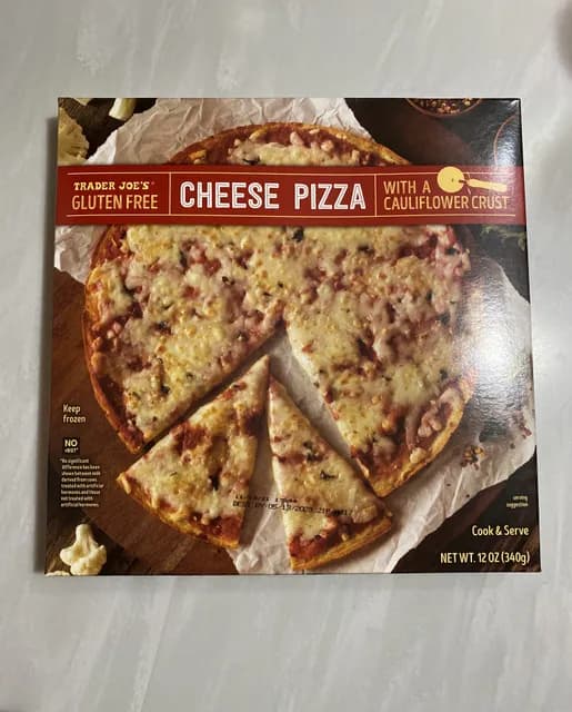 Is it Gluten Free? Trader Joe's Gluten Free Cheese Pizza With A Cauliflower Crust