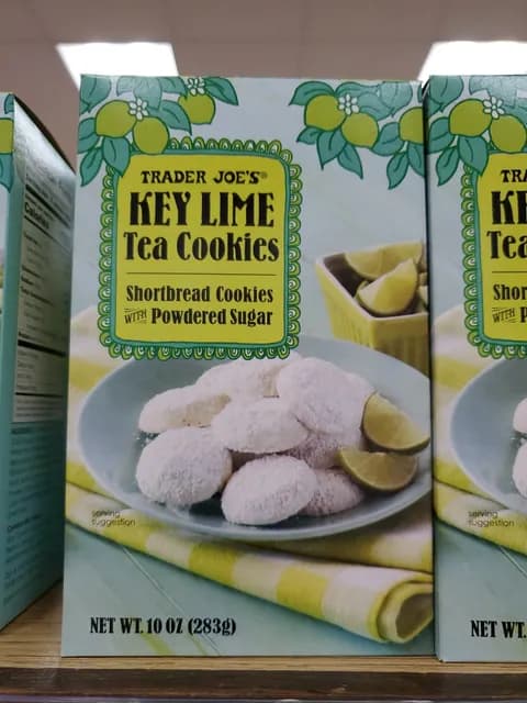 Is it Soy Free? Trader Joe's Key Lime Shortbread Tea Cookies With Powdered Sugar