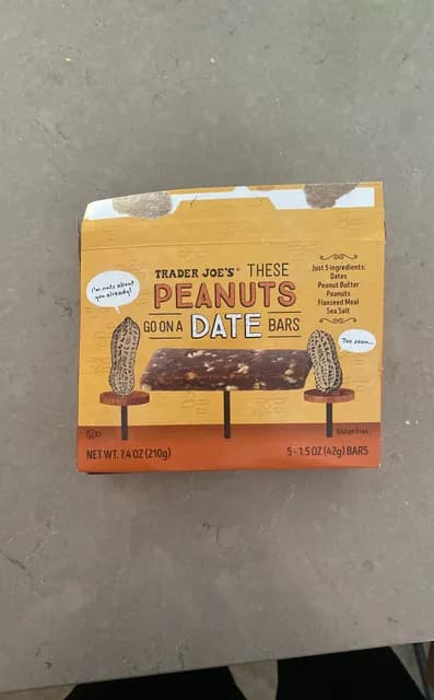 Is it Soy Free? Trader Joe's These Peanuts Go On A Date Bars