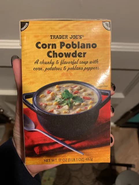 Is it Egg Free? Trader Joe's Corn Poblano Chowder