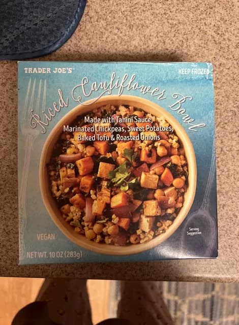 Is it Gluten Free? Trader Joe's Riced Cauliflower Bowl