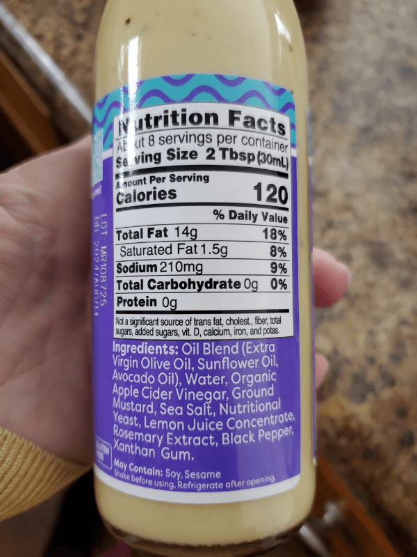 Is it Soy Free? Fody Low Fodmap Caesar Salad Dressing