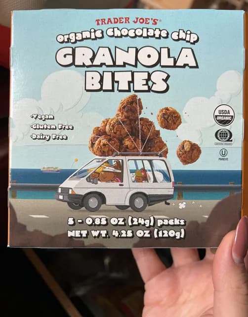 Is it Gluten Free? Trader Joe’s Organic Chocolate Chip Granola Bites