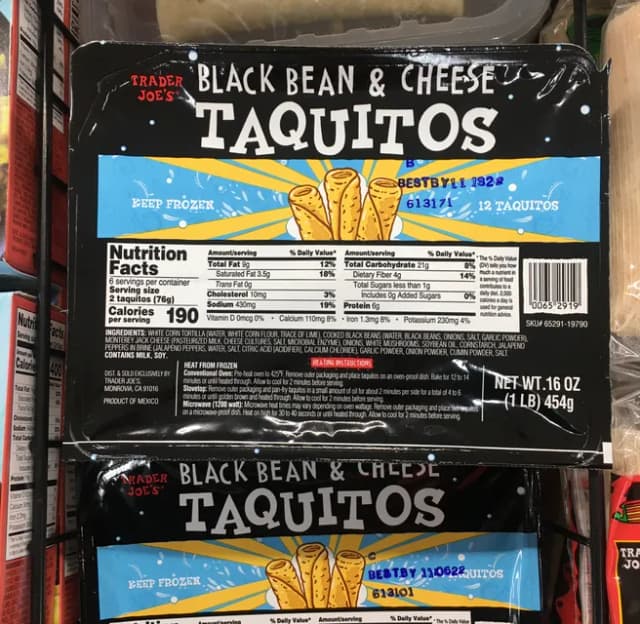 Is it Gelatin free? Trader Joe's Black Bean & Cheese Taquitos