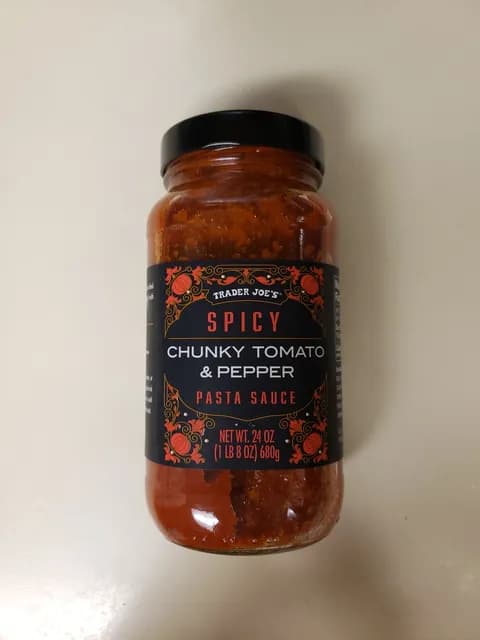 Is it Soy Free? Trader Joe's Spicy Chunky Tomato & Pepper Pasta Sauce