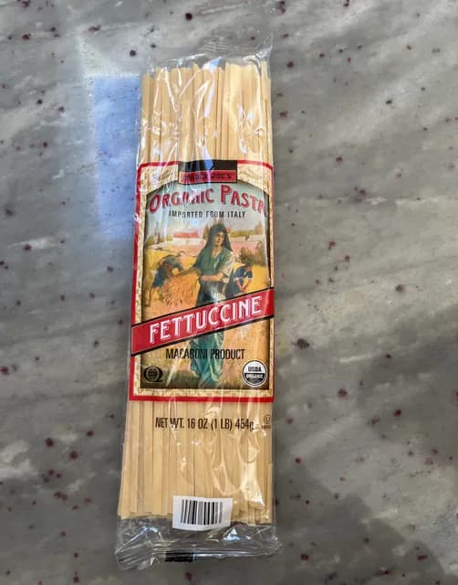 Is it Egg Free? Trader Joe’s Organic Pasta Fettuccine