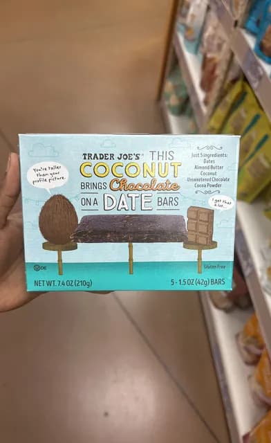 Is it Gelatin free? Trader Joe's This Coconut Brings Chocolate On A Date Bars