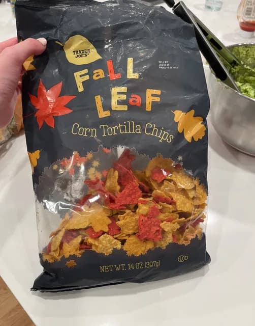 Is it Soy Free? Trader Joe's Fall Leaf Corn Tortilla Chips