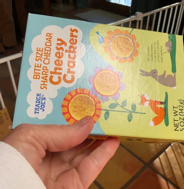 Is it Egg Free? Trader Joe’s Bite Size Sharp Cheddar Cheesy Crackers