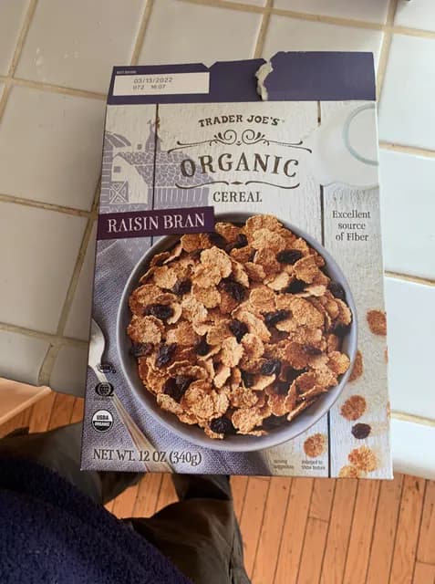 Is it Gluten Free? Trader Joe's Organic Raisin Bran Cereal