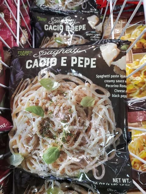 Is it Egg Free? Trader Joe's Cacio E Pepe Spaghetti