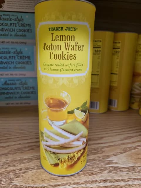 Is it Egg Free? Trader Joe's Lemon Baton Wafer Cookies