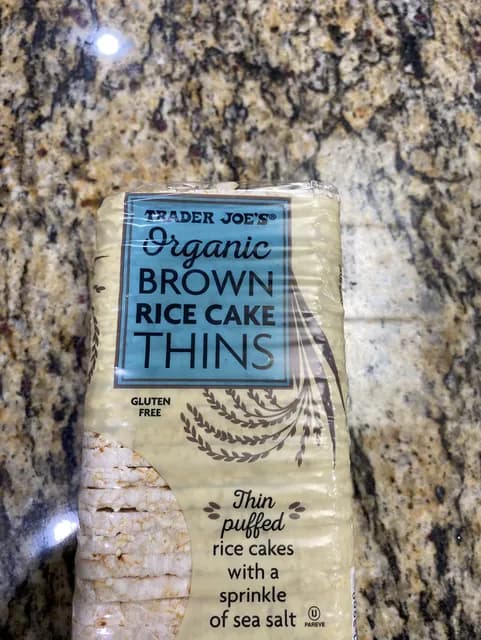 Is it Egg Free? Trader Joe's Organic Brown Rice Cake Thins