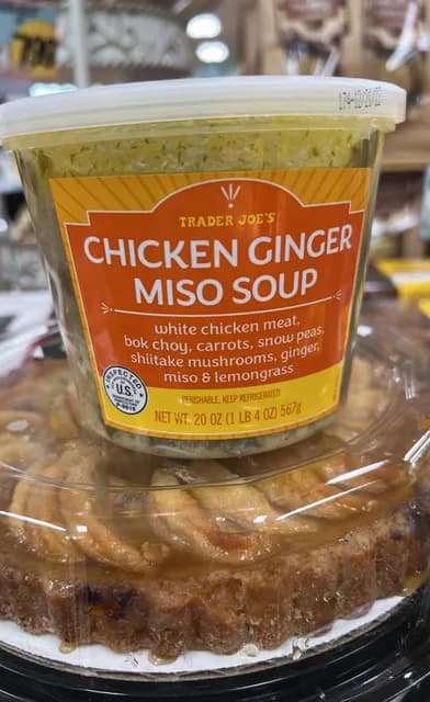 Is it Soy Free? Trader Joe's Chicken Ginger Miso Soup