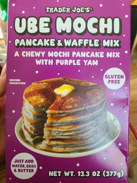 Is it Soy Free? Trader Joe's Ube Mochi Pancake & Waffle Mix