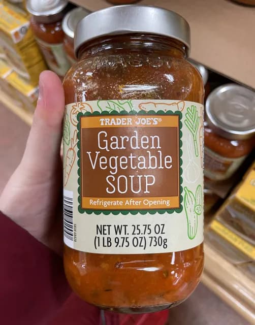 Is it Vegetarian? Trader Joe’s Garden Vegetable Soup