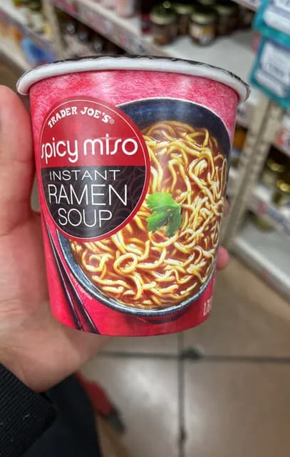 Is it Egg Free? Trader Joe's Spicy Miso Instant Ramen Soup