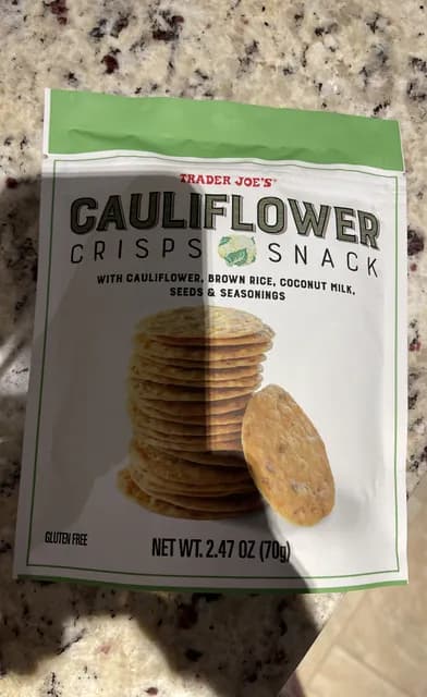 Is it Egg Free? Trader Joe's Cauliflower Crisps Snack